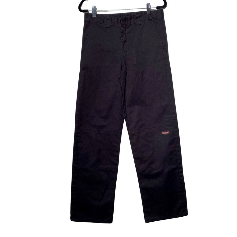 Dickies Boy’s Black Double-Knee Multi Pocket Twill Pants, 18R/28W